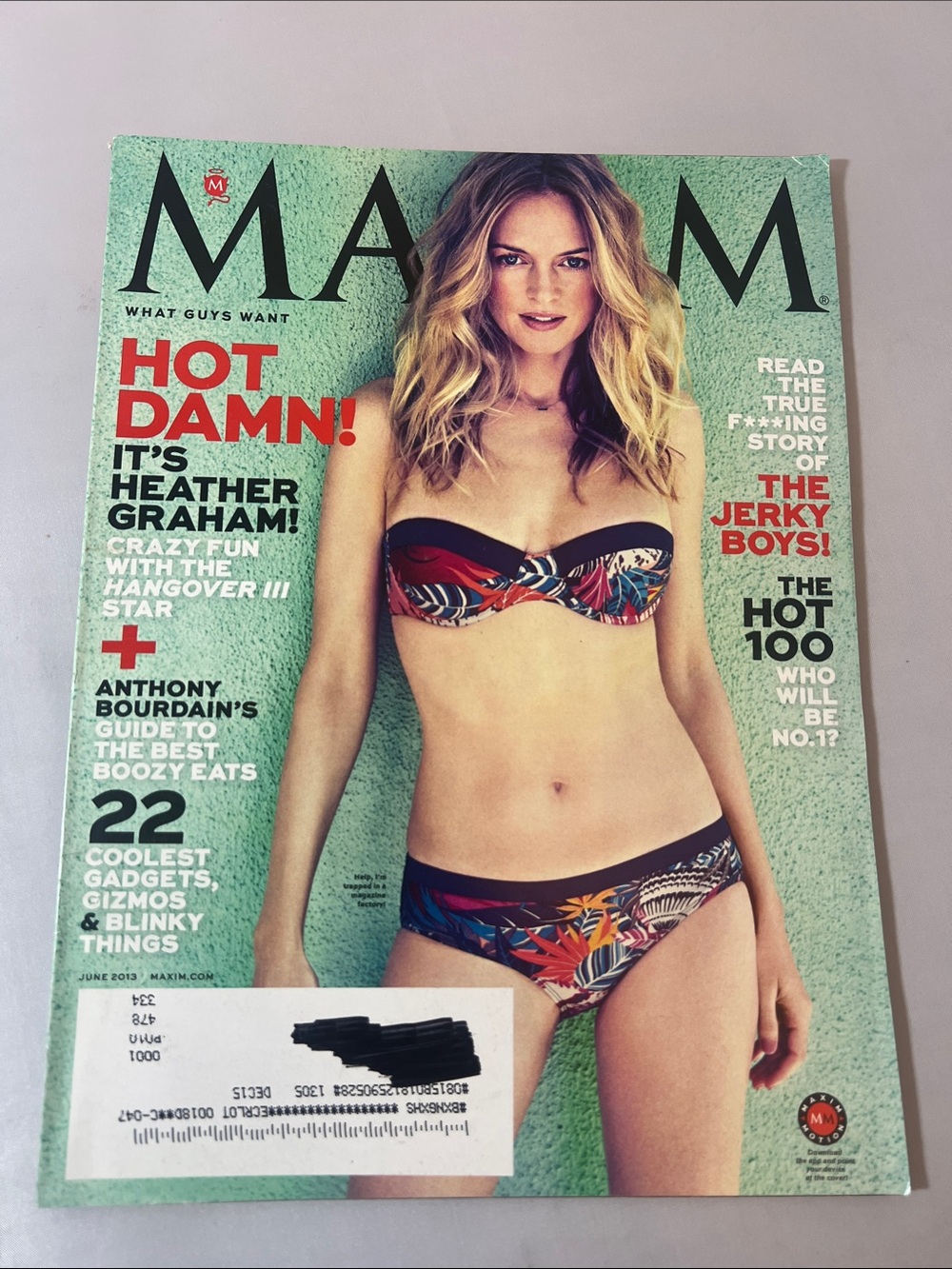 MAXIM Magazine - Cover Heather Graham - June 2013 - Issue 184